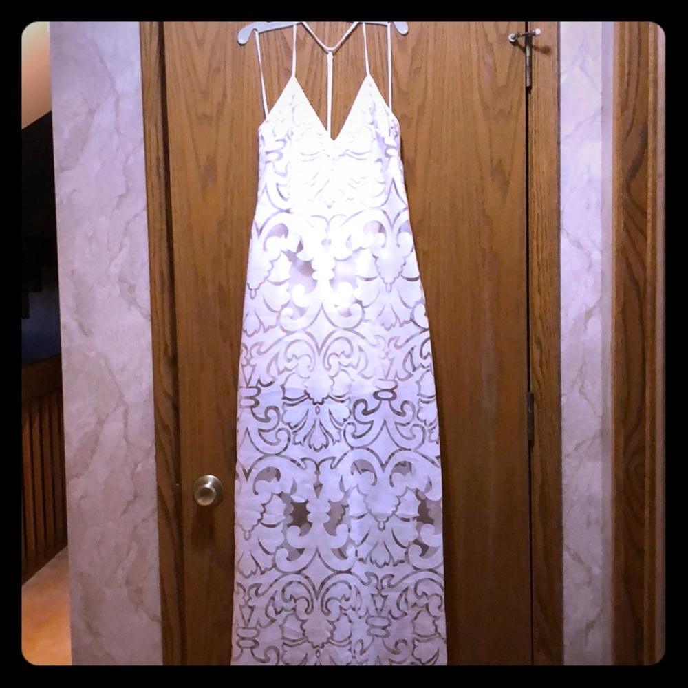 Nasty Gal- white lace dress